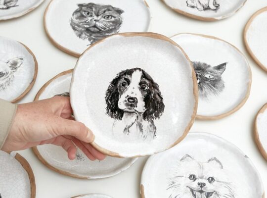 Dog-Ceramic-Plate