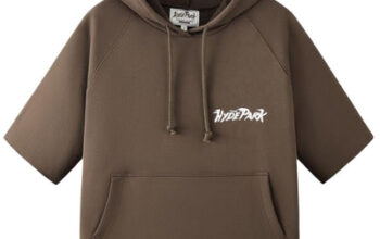 Posted up T-shirt hoodie (Brown)