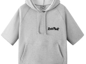 Posted up T-shirt hoodie heather gray