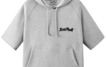 Posted up T-shirt hoodie heather gray