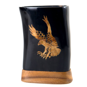 Hand curved horn pair arch-Eagle