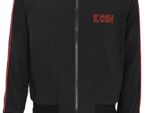 Kash pipe track jacket (Black)