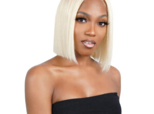 Blonde straight 13*4 transparent Bob wig