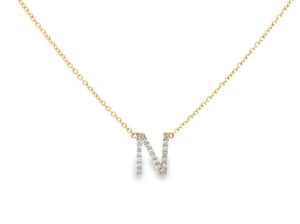 Diamond Letter N Necklace