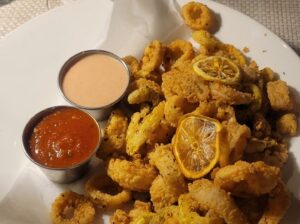 Crispy point Judith calamari