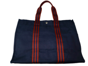 Hermes toile fourre toute PM, blue bag