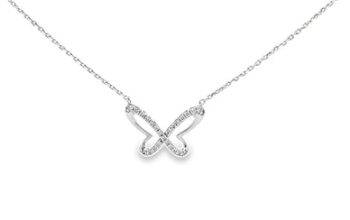 Butterfly Diamond Necklace