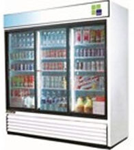 Turbo air 3 glass door refrigerator