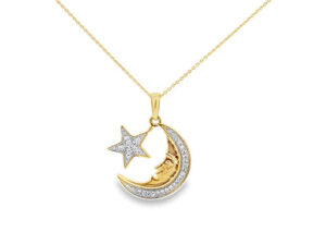 Star and Moon Necklace