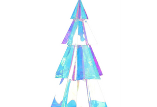 Prism lit Xmas tree