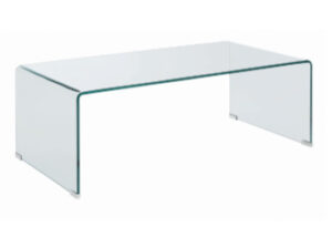 All glass coffee table