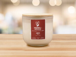 Merry + Spiced 2-wick candle