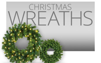 Artificial Christmas wreaths