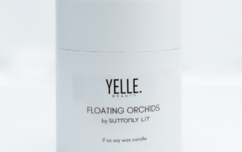 Yelle floating orchids candle