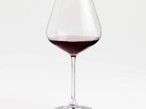 Large red wine glass