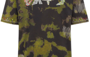 Moschino katakana logo Tee (camouflage)