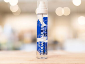 Cobatt blue body mist