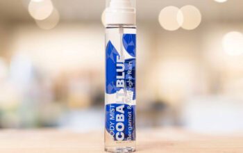 Cobatt blue body mist