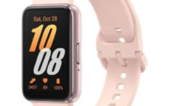 Samsung fit 3 smart watch fitness pink.