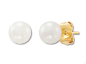 Cultured Pearl Stud Earrings