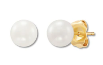 Cultured Pearl Stud Earrings