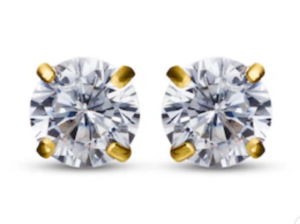 Children’s cubic zirconia stud earrings