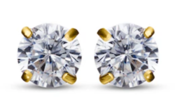 Children’s cubic zirconia stud earrings