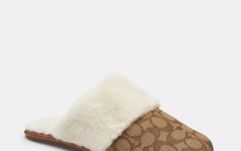 Zena slippers in signature in Jacquard