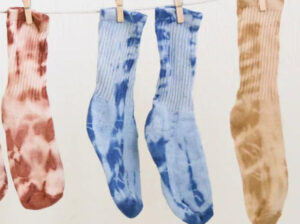 Tie dye socks