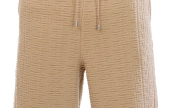 Embossed monogram Bermuda (camel)