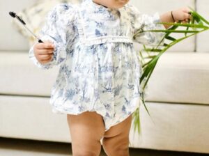 Ethel Romper White print