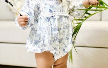 Ethel Romper White print