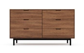 Munro 6 drawer dresser walnut