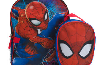 Spiderman backpack and lunch bag