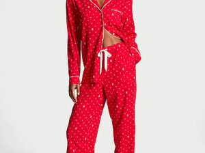 Flannel long pajama set