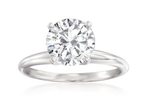 2.0ct.Tw round brilliant diamond solitaire ring