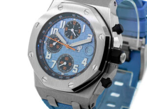 Royal oak offshore stainless steel blue