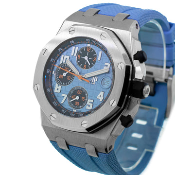 Royal oak offshore stainless steel blue