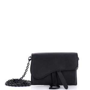Christian Dior ultra matte saddle Nano pouch.