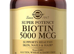 Solgar biotin 5000mcg