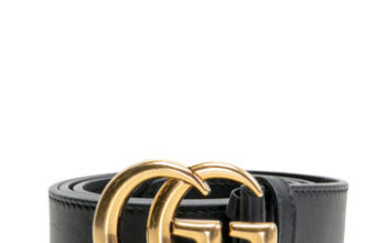 Gucci GG thin Marmont belt – black