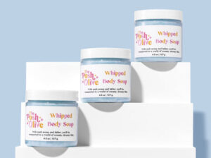 Whipped body soap