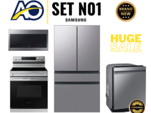 Samsung fridge+Stove+Dishwasher+Microwave