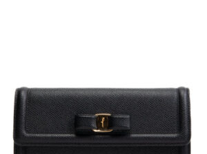 Ferragamo vara bow continental wallet