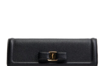 Ferragamo vara bow continental wallet