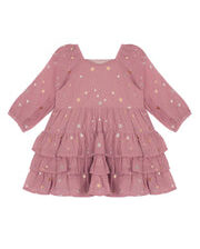 Starbright tiered baby dress