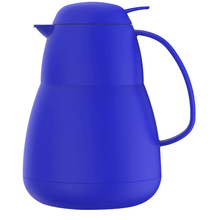 Insulated server glass liner matte finish blue 34ounce