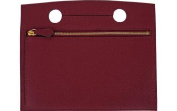 Hermes back pocket pochette 30 rouge