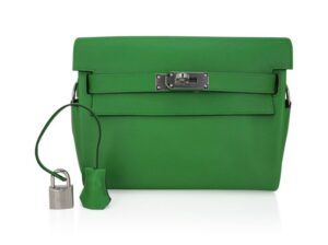 Hermes Kelly messenger 25 bag vert.