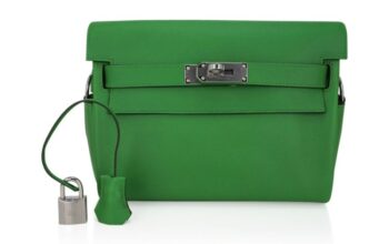 Hermes Kelly messenger 25 bag vert.